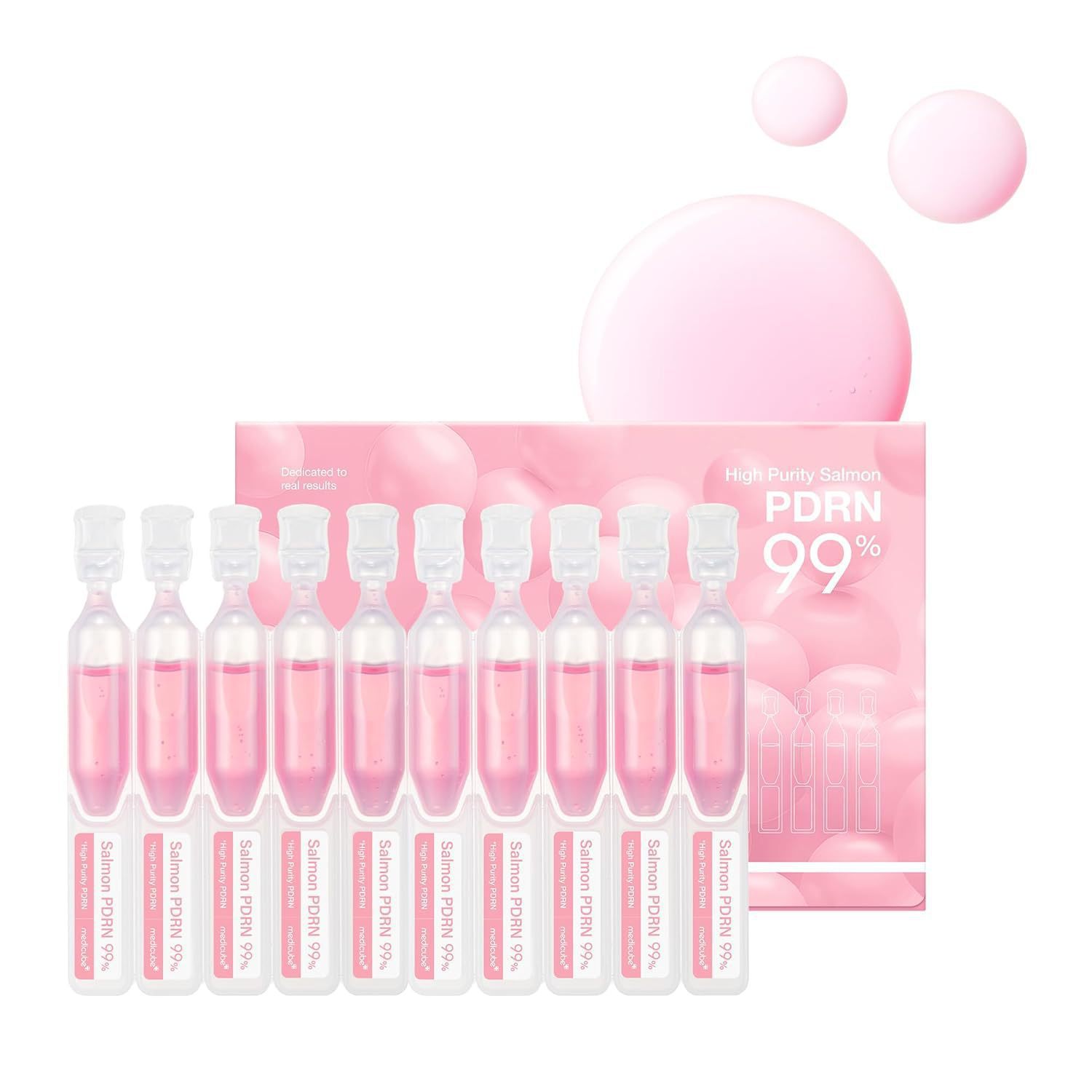 Aiooce 99% Pink Serum Polypeptide Essence Soothing Firming Serum Protein Second-Pulse Essence Amazon