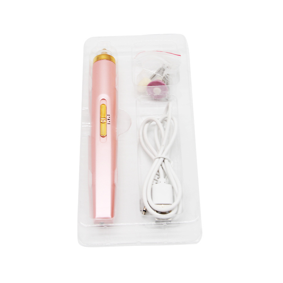Cross-border nail polish pen five-in-one electric nail grinder with light nail polish instrument polishing and polishing charging bright nail electric manicure