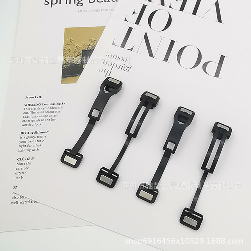 Watch Accessories Magnetic Folding Watch Buckle Suitable for Huawei Samsung Silicone Watch Strap Universal Watch Strap Buckle Factory Wholesale