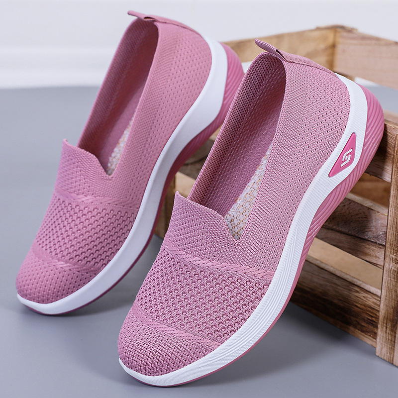 Women's Shoes Cross-border temu Wholesale Slip-on Mother Shoes Soft Sole Comfortable Old Beijing Cloth Shoes Shallow Mouth All-match Casual Shoes