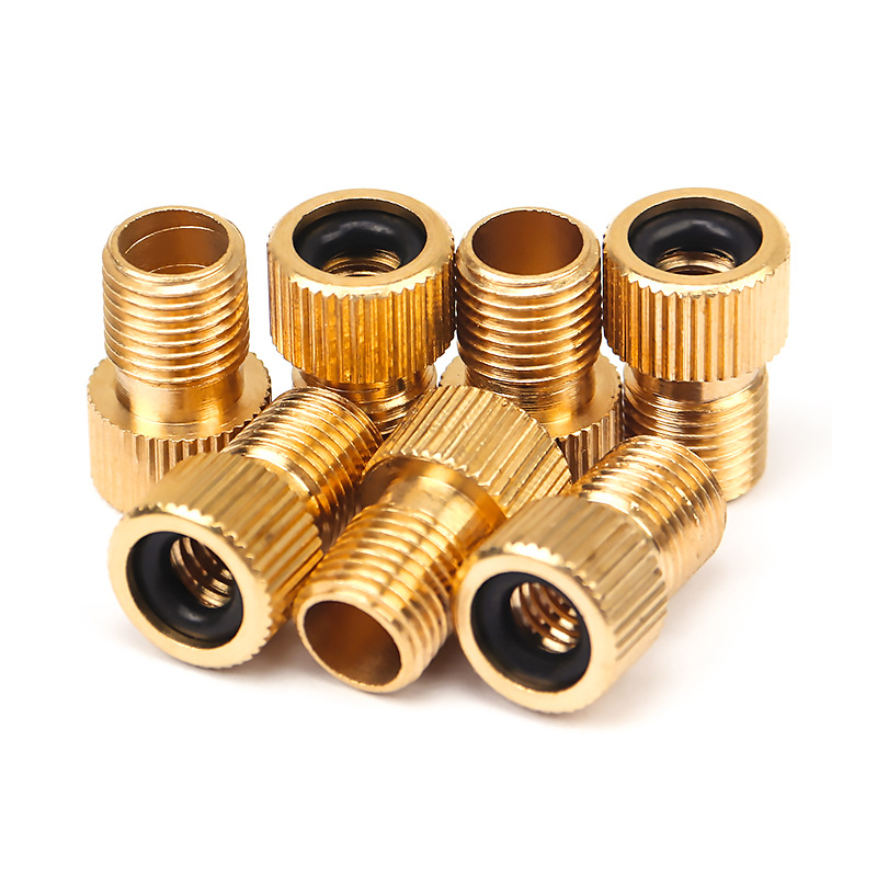 Bicycle valve adapter adapter conversion head French to American mouth to American mouth mountain bike air nozzle conversion nozzle