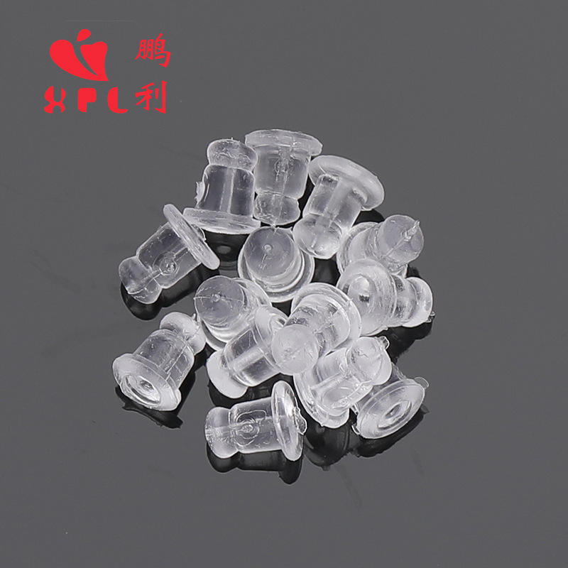 American Bullet Plugs, Ear Plugs, Ear Studs, Anti-Falling Plugs, Back Ear Caps, Earrings, Anti-Slip Fixed Ear Buckles, Transparent Rubber Plugs