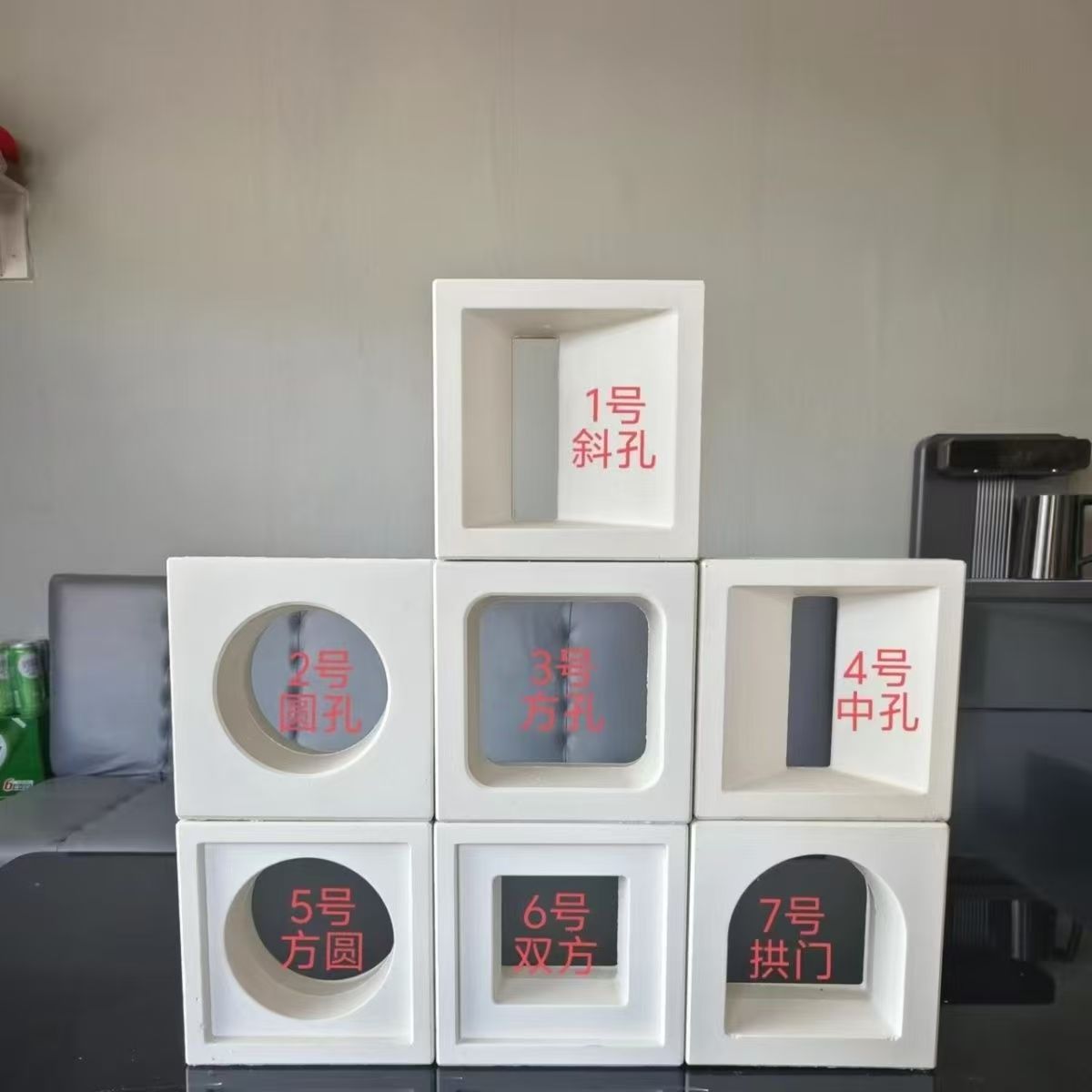 Cement Hollow Bricks, Foamed Ceramics, Internet Celebrity Bricks, Gypsum Double-Sided Hollow Bricks, Background Wall Decoration, Indoor Cut-Out Construction