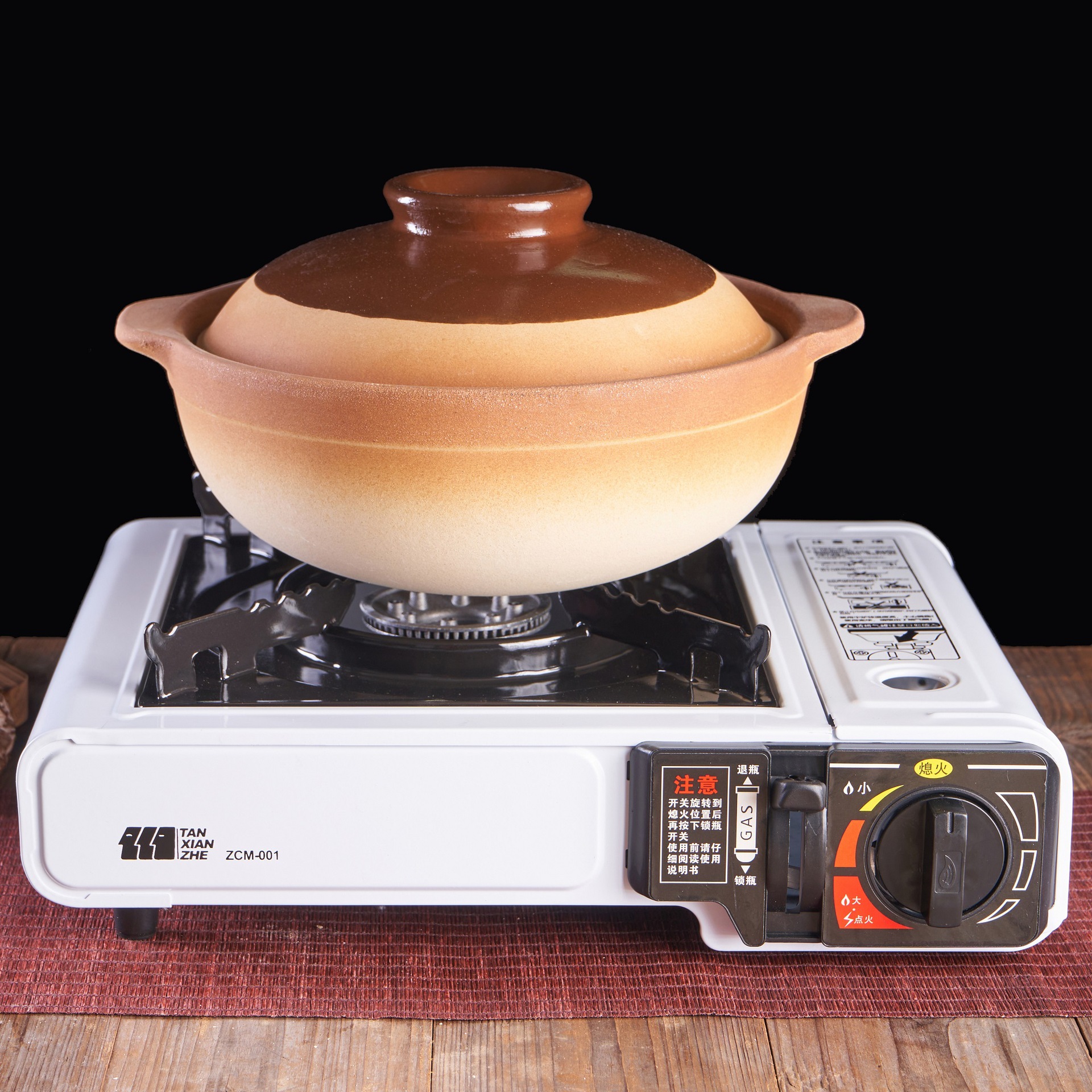 Commercial high temperature resistant ceramic retro dry burning casserole rice pot side stove hot pot rice noodles dry burning not crack