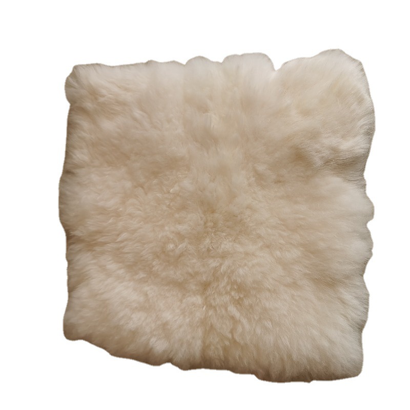 Factory Wholesale Wool Cushions, Fur Sofa Cushions, Lambswool Household Car Cushions, Chair Cushions, Cattails, Warm Dry Cleaning Whole Leather
