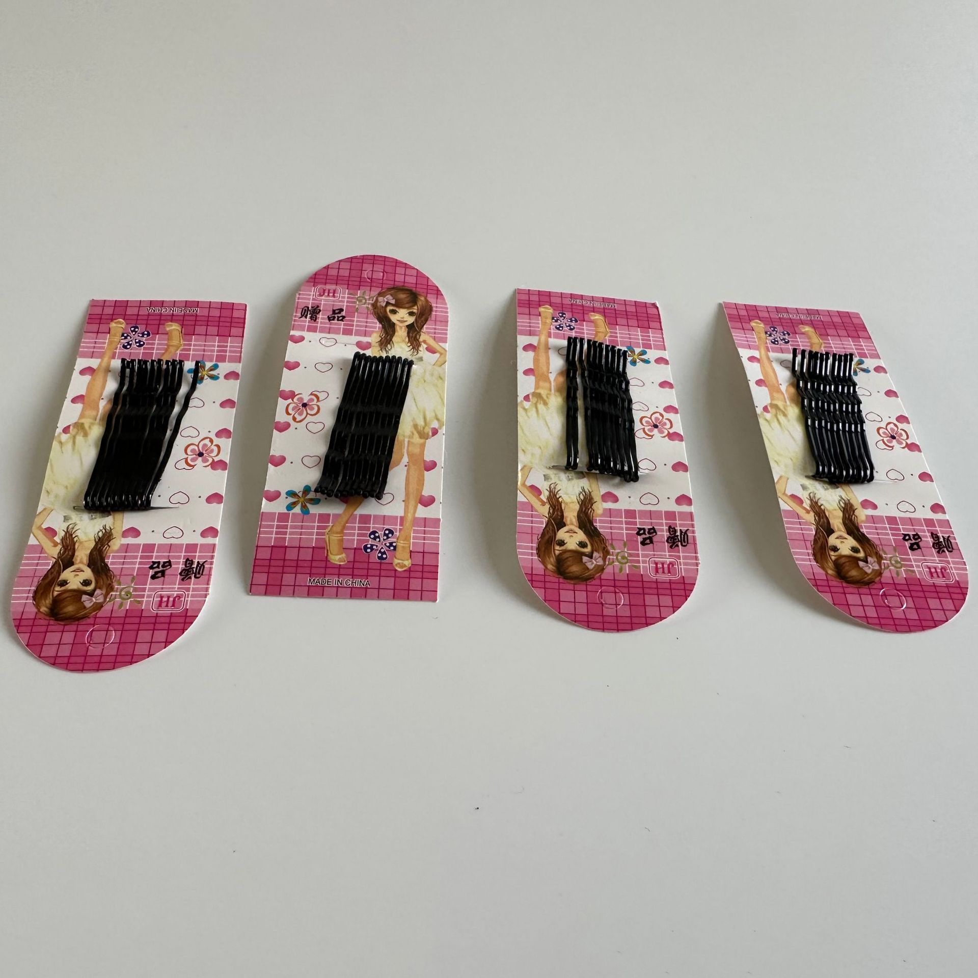 Заколка для волос легкая черная фиксирующая заколка для парика