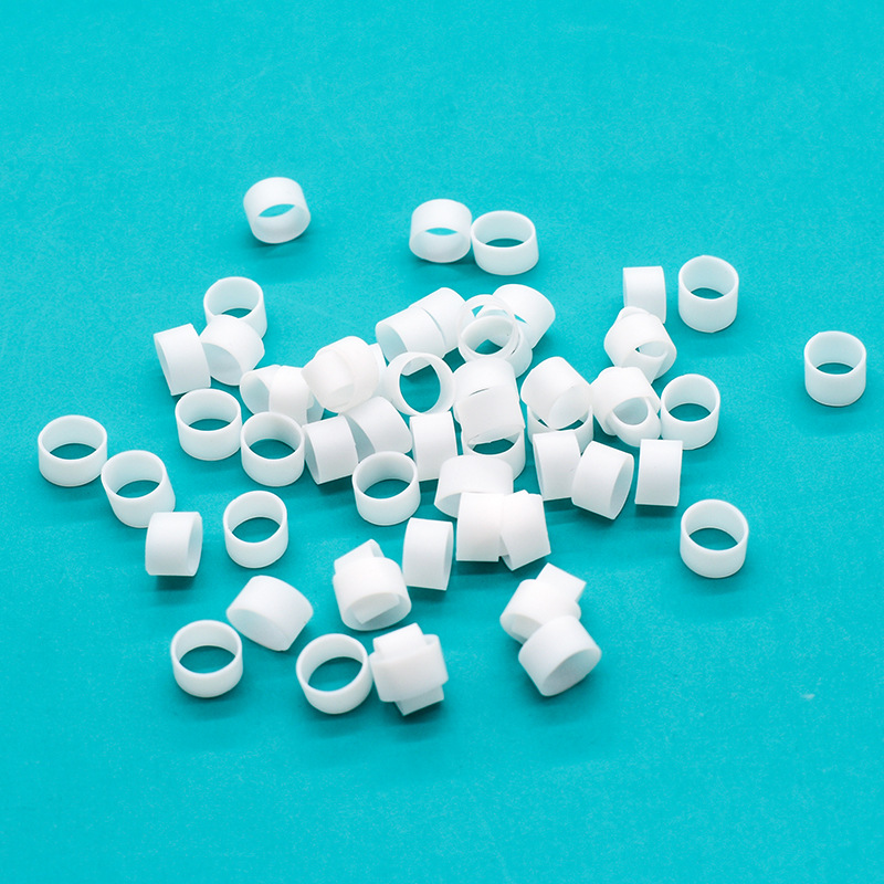 Data line silicone tie coil white rubber ring black silicone rubber band transparent high elastic rubber ring manufacturers