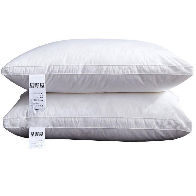 Export Japanese-style goose down hotel pillow down pillow core cotton super soft single adult cervical spine pillow core
