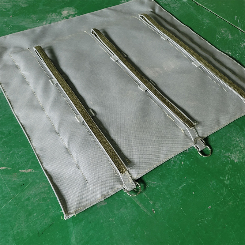 Взрывозащитное одеяло для высоковольтного кабеля, огнестойкая изоляционная обертка, керамическое стекловолокно, устойчивое к высоким температурам