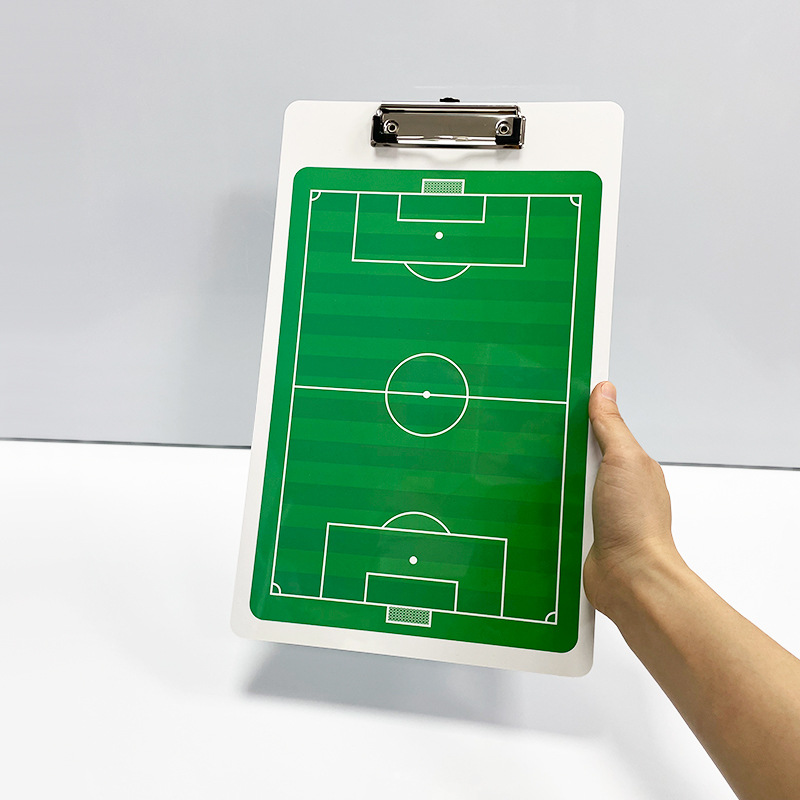 Double-sided Magnetic Football Training Tactical Board PVC Portable Game Coach Writable Erasable Tactical Teaching Board