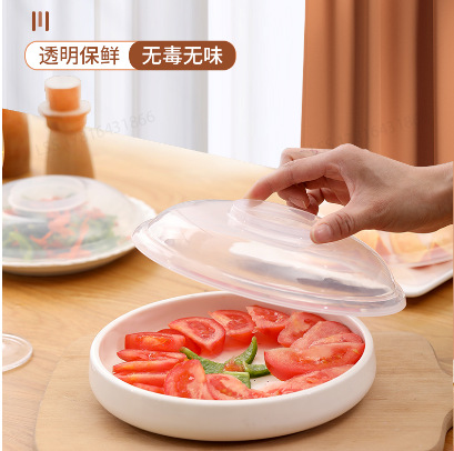 Крышка для микроволновой печи для сохранения тепла, устойчивая к высоким температурам, крышка для миски, защищающая от масла и брызг, крышка для остатков пищи