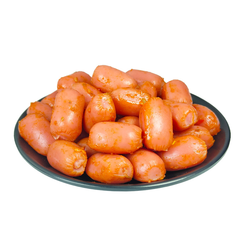 Crispy Bone Grilled Sausage Ready-To-Eat Small Sausage Thumb Sausage Kidsren's Snack Food Ham Sausage Spicy Snacks Spicy Snacks