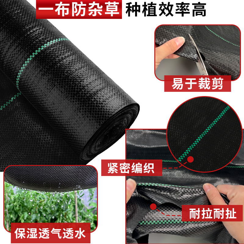 Anti-grass cloth permeable weeding cloth wholesale cross-border Amazon greenhouse agricultural black fruit tree cloth gardening cover grass cloth
