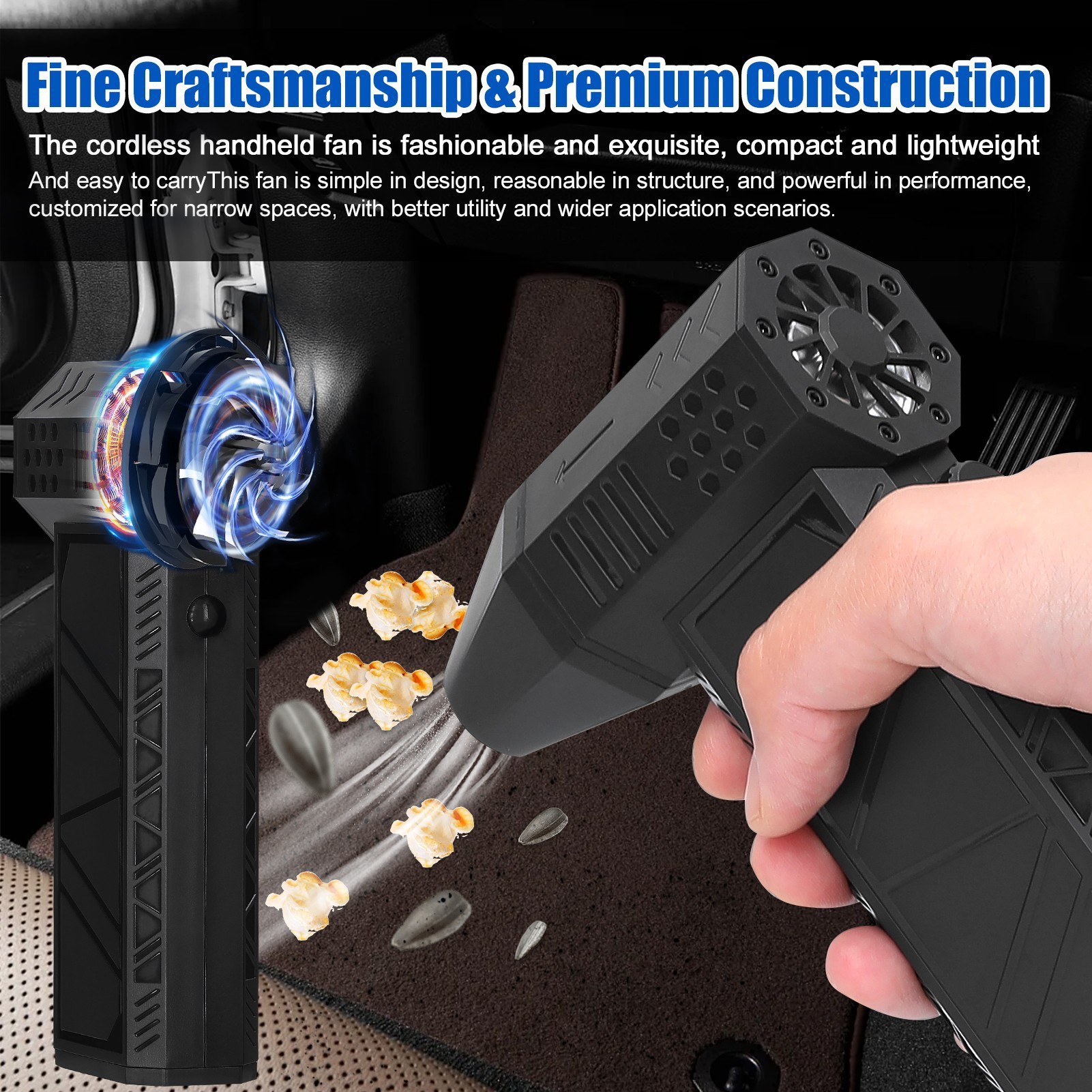 X6 Violent Turbo Fan 130000R Pm52+M/S Brushless Motor Industrial Dust Blowing Fan Violent Fan