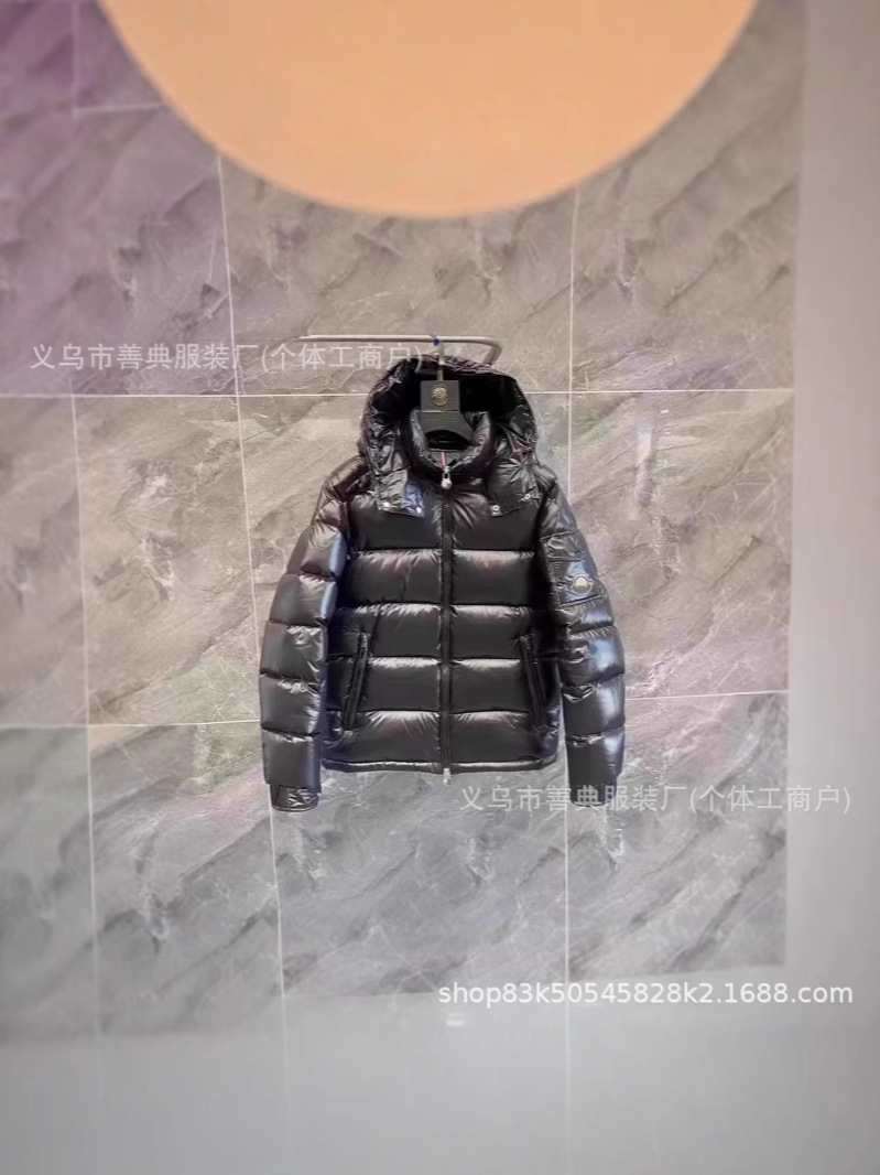 High Version Mengjia Ma Black Classic Versatile down Jacket Comfortable Warm Cold-Proof Hooded Coat Wholesale Cross-Border