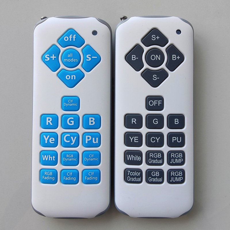 433m/315m 18-Key 1527 Learning Code Remote Control Led Underwater Light Long-Distance Rgb 18-Key Remote Control