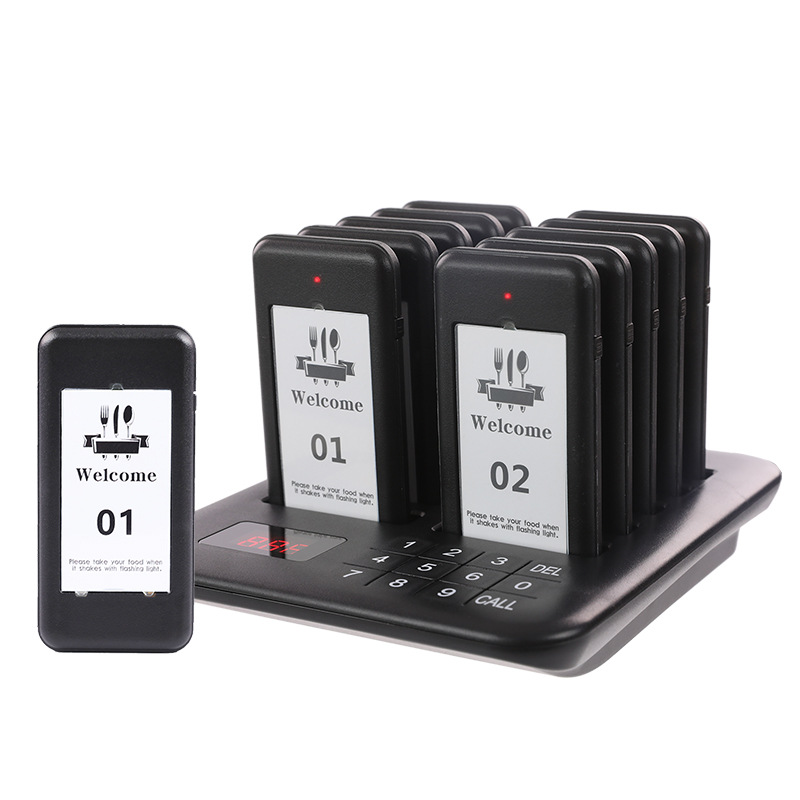 wireless food pick-up restaurant bell frisbee food pick-up pager call food queue food pick-up pager 1-10 suit