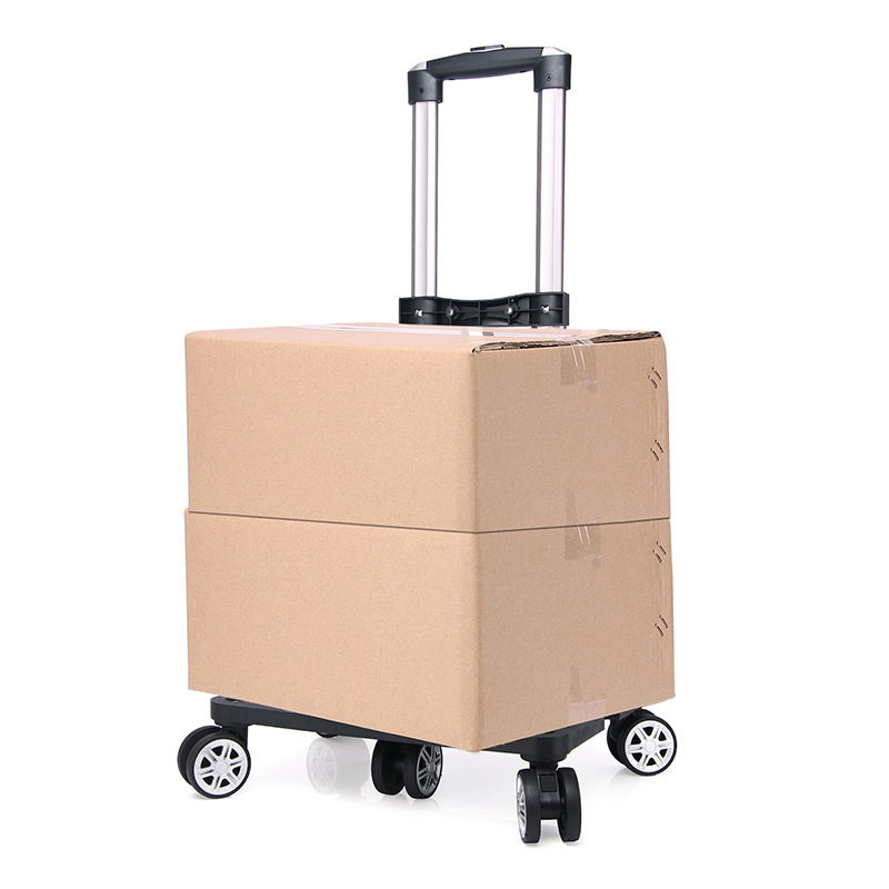 Towing Rod Frame Primary School Student Schoolbag Rod Universal Universal Wheel Folding Rod Trolley Small Trolley Backpack Rod Trolley