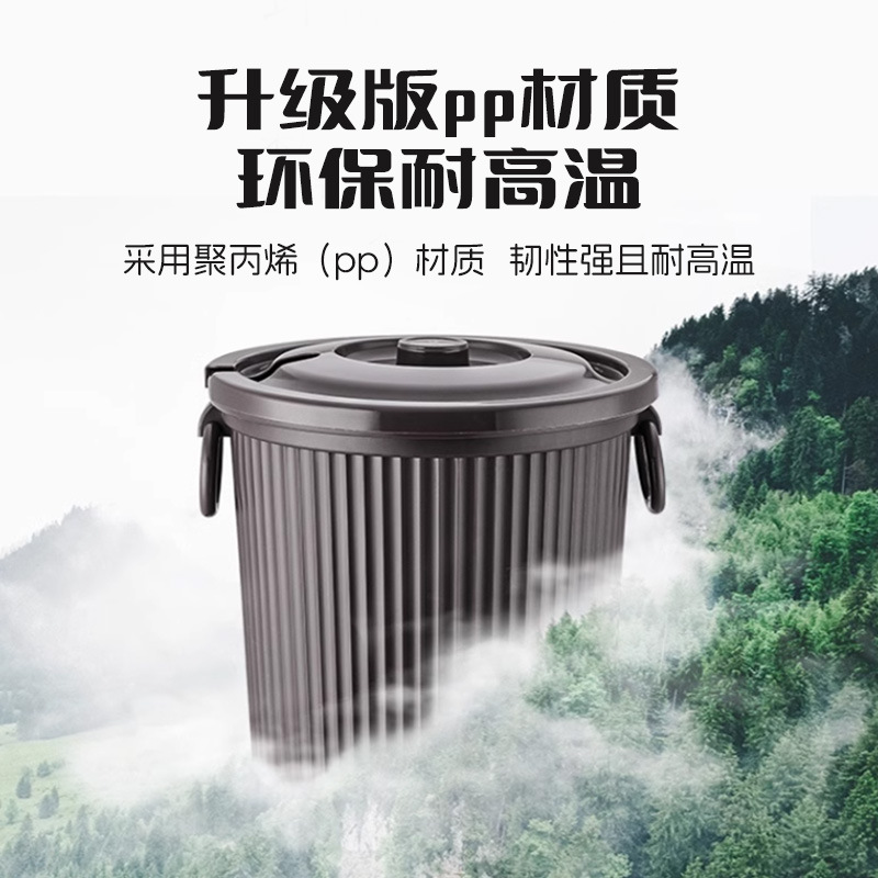 Household Large Capacity Tea Dregs Bucket Tea Dry and Wet Separation Tea Dregs Waste Bucket Garbage Separation Kung Fu Tea Set Tea Bucket