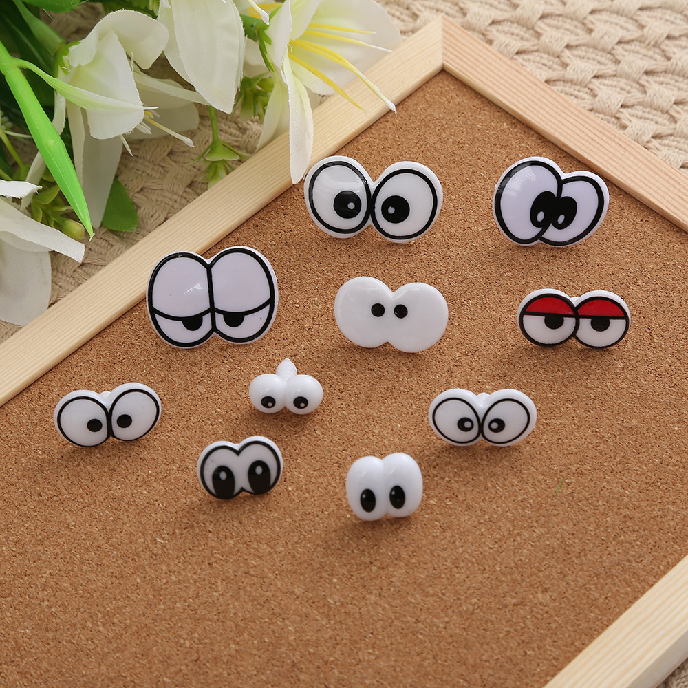 Fashion Toy Accessories One-piece Cartoon Eye Animal Products Plastic Eye Thread Cartoon Eye Factory Direct in stock