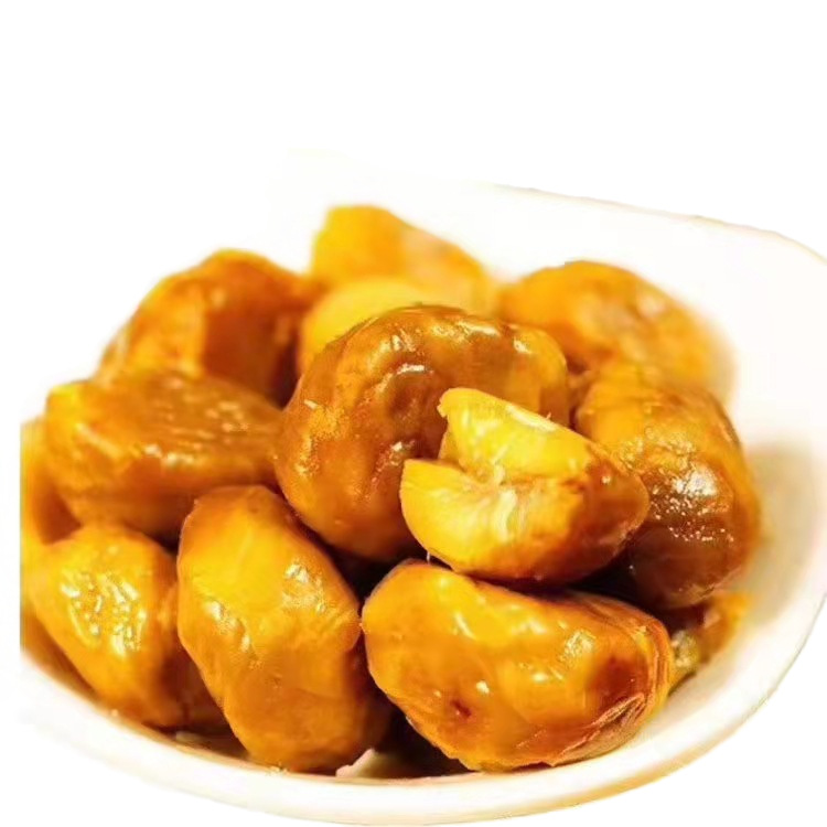 Chestnut Kernels 500g Bagged Peeled Chestnuts Small Package No Additives Snack Ready-To-Eat Chestnuts