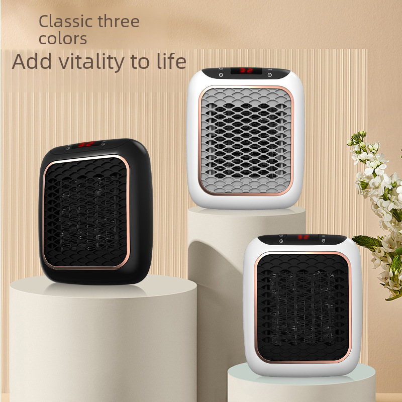 Heater electric heater desktop small sun power saving small electric heater quick heating fan Square