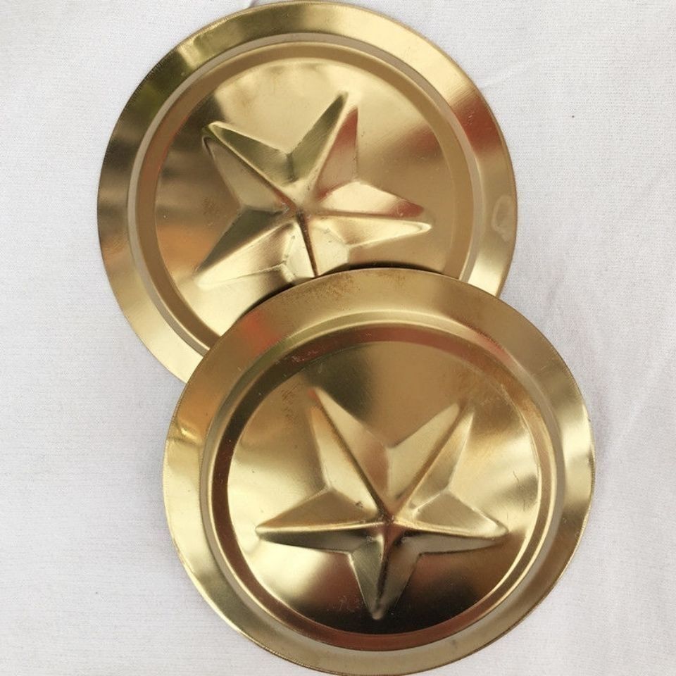 Antique-Style Round Head Stainless Steel Door Nails, Five-Star Wooden Door Bubble Nails, Copper Antique Nails, Round Flat Old-Fashioned Retro Iron Door Accessories