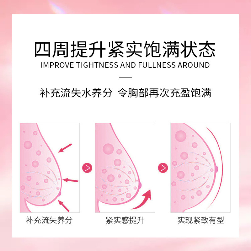 Roo-roe breast anti-wrinkle elastic moisturizing cream beauty salon breast breast care massage cream factory source wholesale