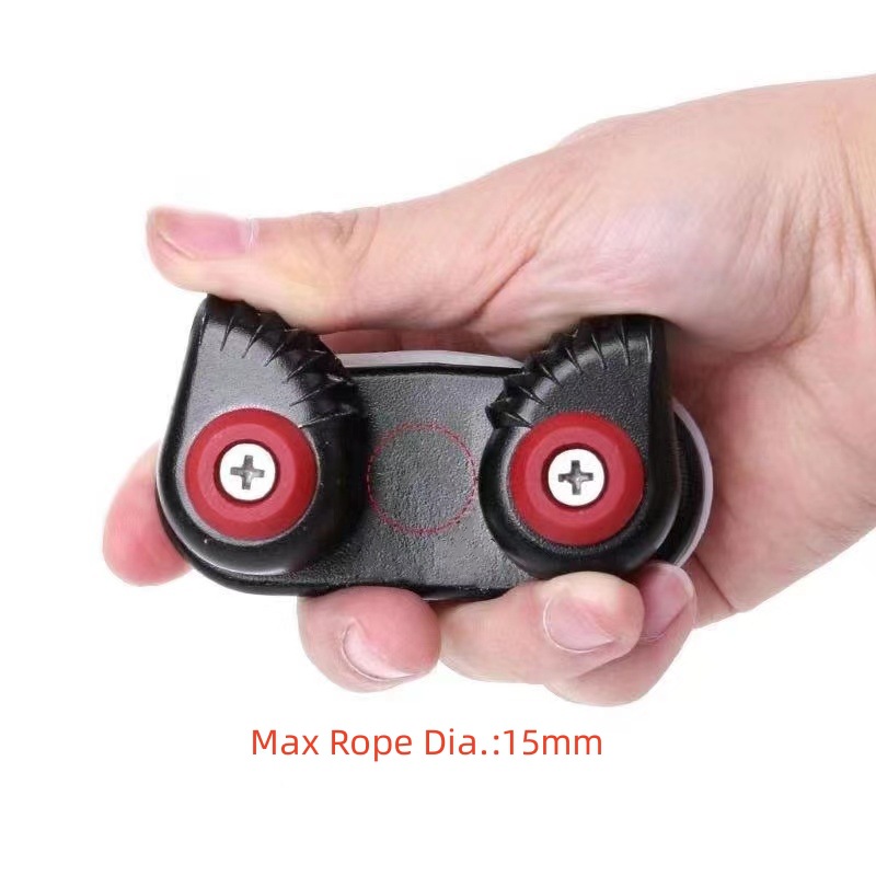 Aluminum Alloy Rope Clamp, Rope Clamp, Rope Clamp, Sailing Kayak Rope Clamp