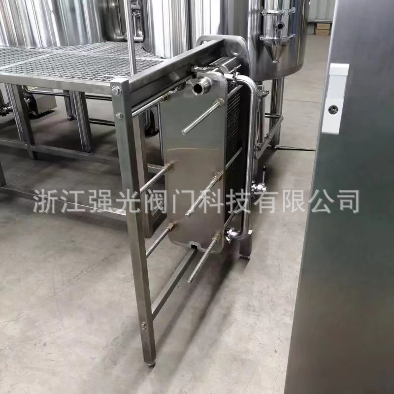 Тип санитарный Qgbr, нержавеющая сталь, пластинчатый охладитель сусла, 304/316