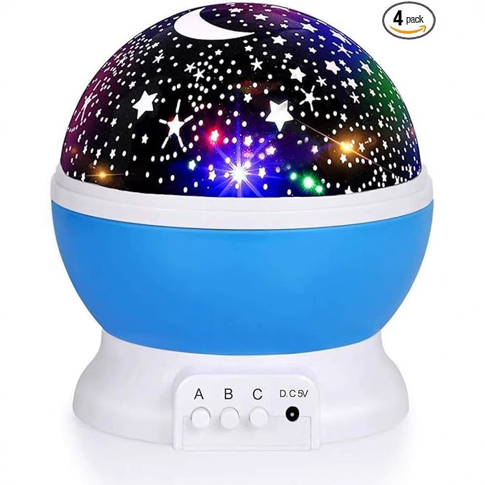 Amazon Hot Selling Hot Products Star Light Rotating Creative Gift Projection Lamp Indoor Children's Gift Nightlight