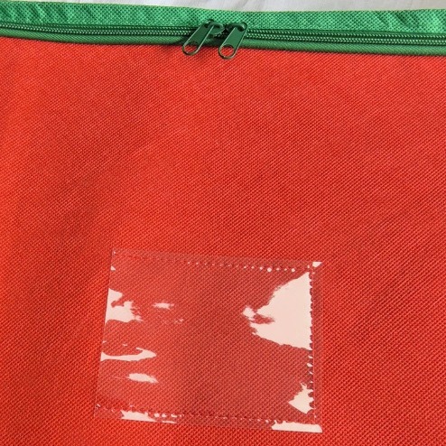 In stock cross-border e-commerce 4-layer 64-grid red non-woven corrugated cardboard Christmas colorful ball Christmas jewelry storage box