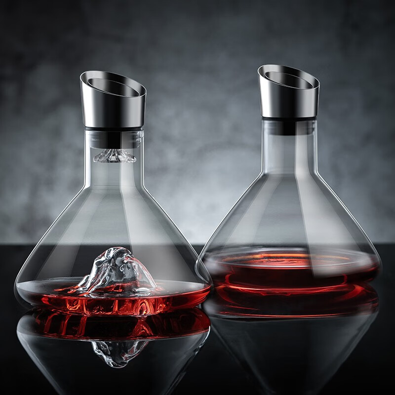 Creative Entry Luxury Iceberg Waterfall Decanter Glass Wine Jug Internet Celebrity Fast Filtering Wine Red Wine Wine Decanter High