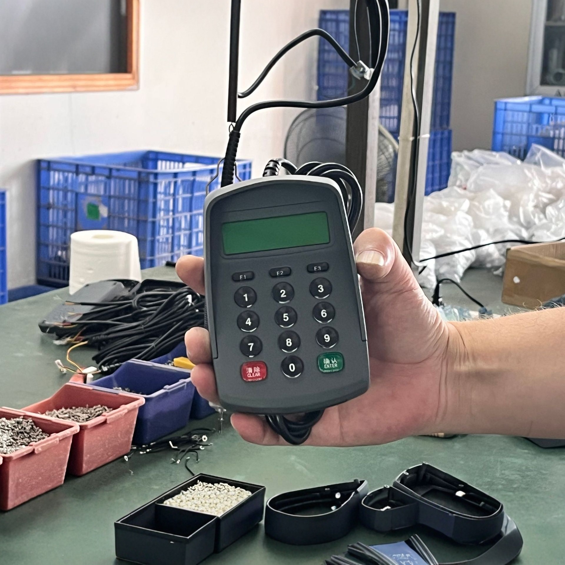 Serial Communication Industrial Keypad Car Bus Price Change Industrial Console Automated Human-Machine Interface Keypad