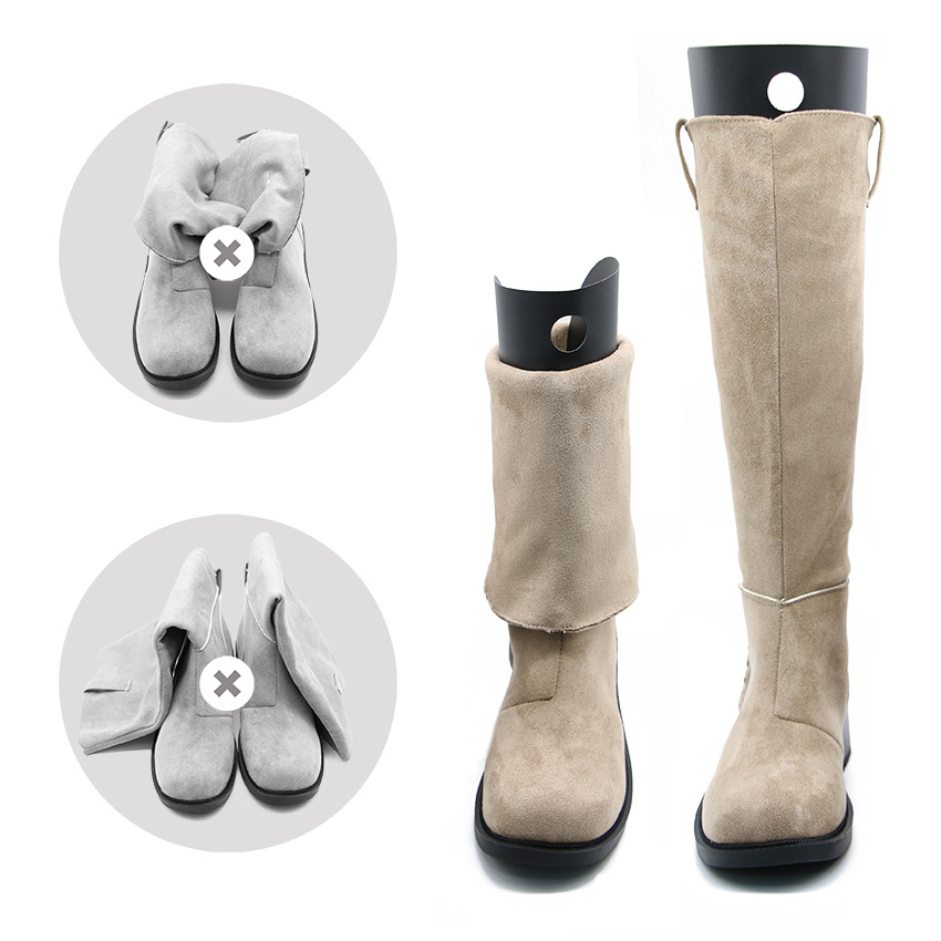 Add long boot high boot boots wholesale elastic inner brace shaping boots clip over the knee boots shoes anti-wrinkle