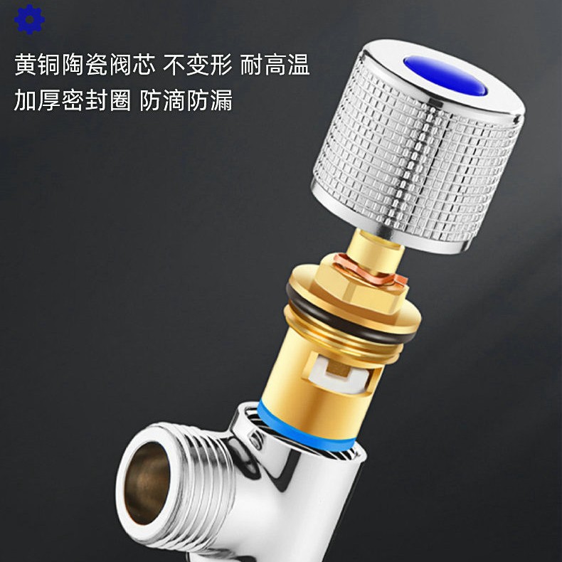 Faucet Valve Core, All-Copper Valve Core, but Hot and Cold Kitchen Faucet Switch Handle, Universal Accessories