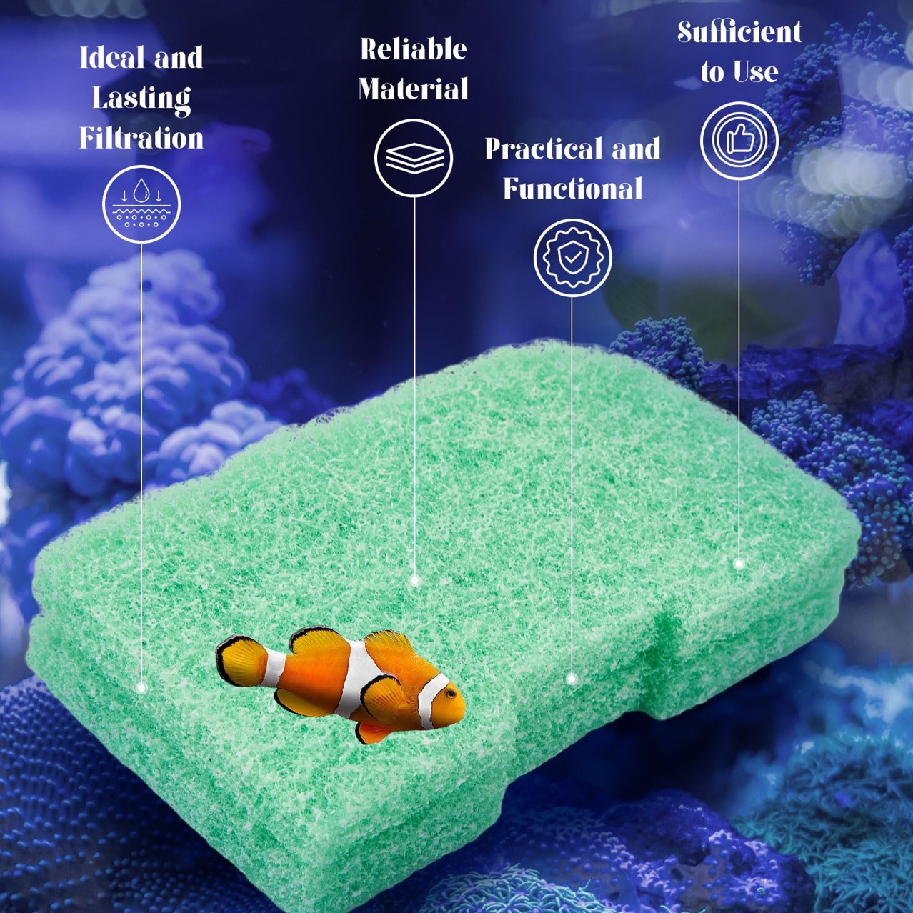 Phosphate Remover Filter Pad Fluval 306/307/406/407 Fish Tank Replacement Aquarium