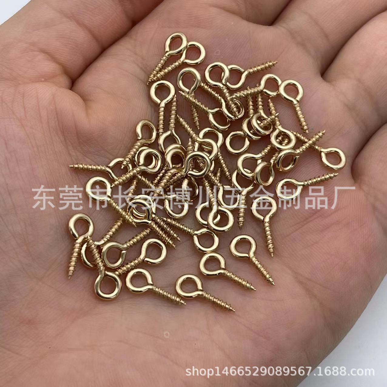 Self-tapping screw eye nail thread sheep angle nail DIY handmade accessories