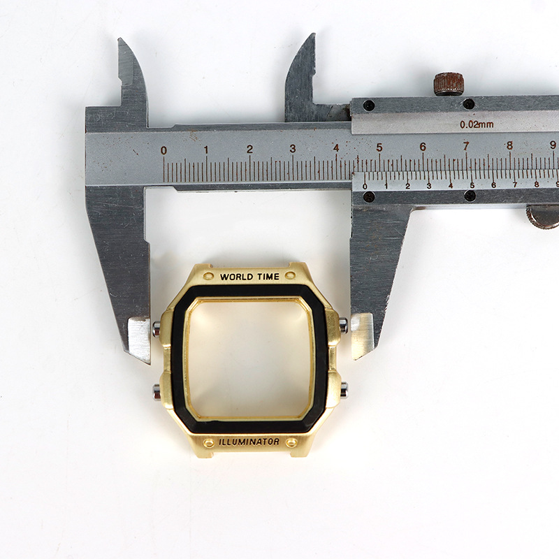 Metal Electroplated Case Integrated Adaptation 30.5*30.5 Digital Movement Drop-Resistant Ae1200 Generation Watch Case