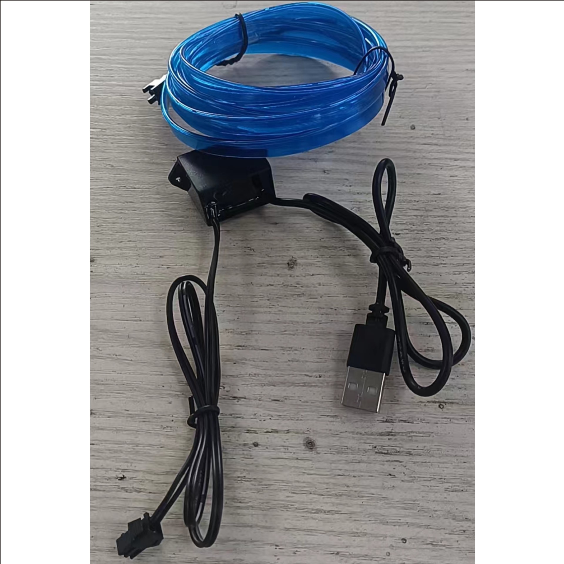 EL холодный свет, маска, автомобильный атмосферный свет, светящийся набор линий, юбка с краевой линией, завод Нинбо