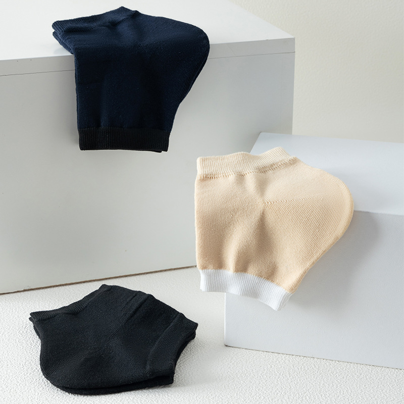 Cross-Border Amazon Heel Anti-Crack Socks Silicone Foot Covers Silicone Foot Crack Cotton Socks Socks Solid Color Anti-Crack Socks