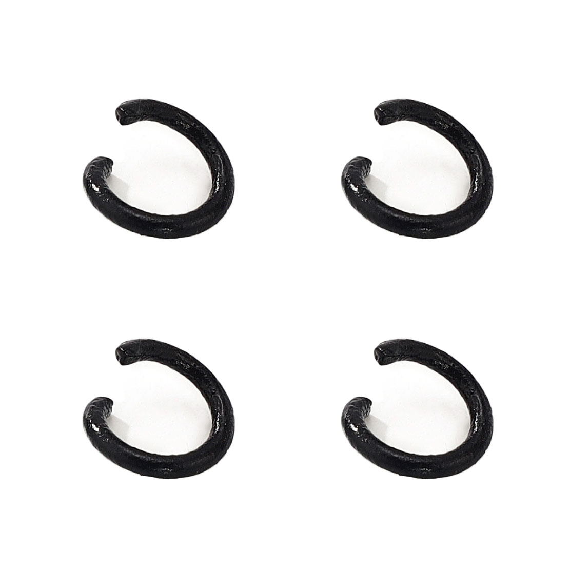 Open Ring Colorful Paint DIY Handmade Material Open Ring Candy Colorful Texture Metal Jewelry Connection Accessories