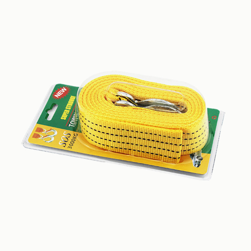 Factory wholesale thickened trailer belt off-road vehicle rescue rope nylon strong traction car trailer rope pull rope