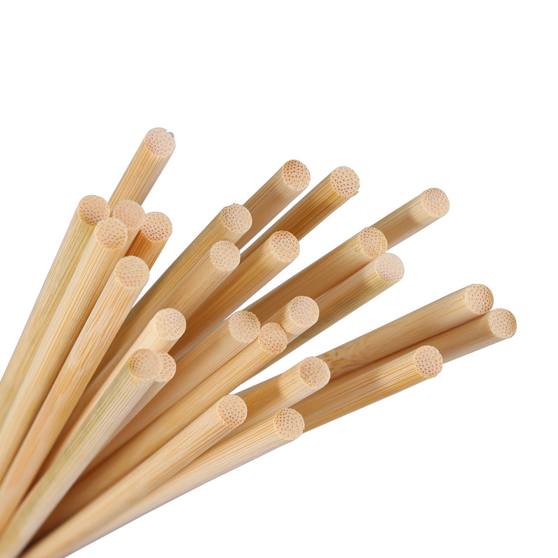 Bamboo Stick DIY Handmade Small Materials 3 mm Assembly Manufacturer Direct Supply Building Model Flat Head Bamboo Stick Small Round Stick