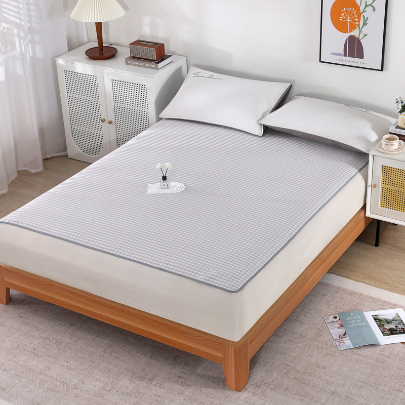 4-strand Tencel Ramie Mat Bed Sheet Breathable Mat Big Bed Mat Primary and Secondary School Students Dormitory Ice Silk Mat Youjia