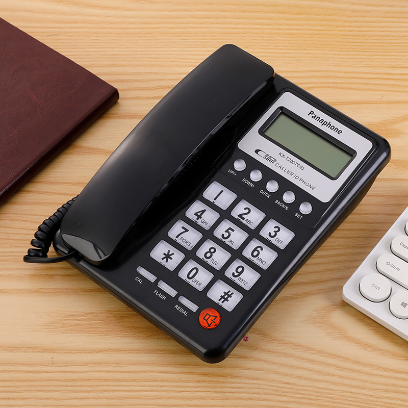 Телефон Kx-T2007Cid для дома, офиса, проводной с определением номера, оптовая продажа