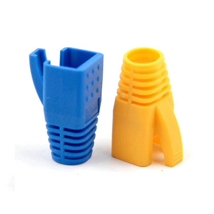 Network cable Crystal Head sheath color seven categories eight categories 7 rj45 network Crystal Head protective sleeve 7.0mm8.5MM