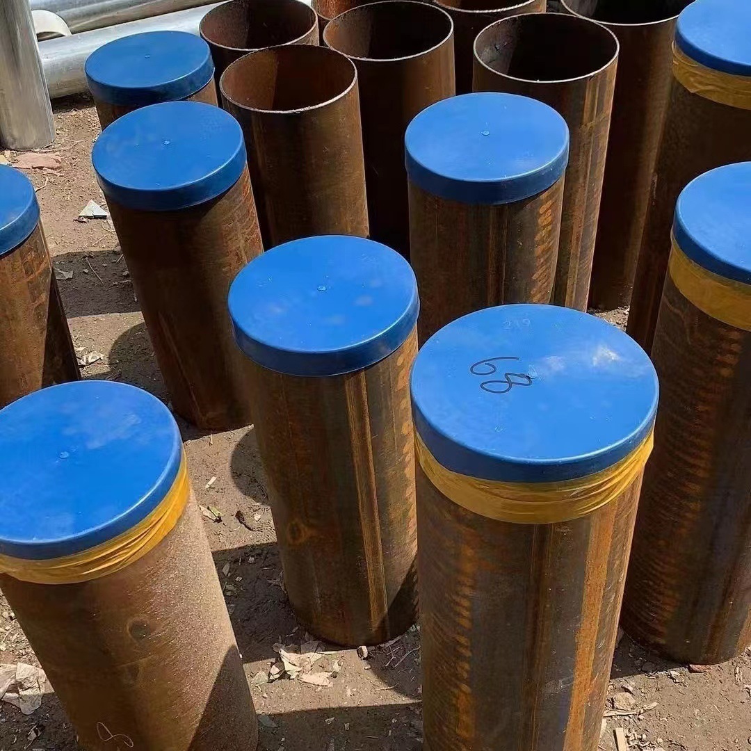Plastic Pipe Cap Steel Pipe Outer Buckle Cap Sealing Pipe Dust Cover 165 Embedded Casing Cap Steel Pipe Protective Cap