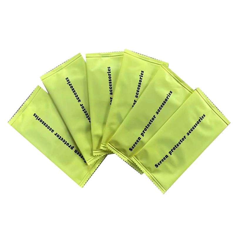 Manufacturer's Ready-Made Tempered Film Film Auxiliary Tool Kit, Mobile Phone Film Three-Piece Set, Mobile Phone Film Alcohol Pack