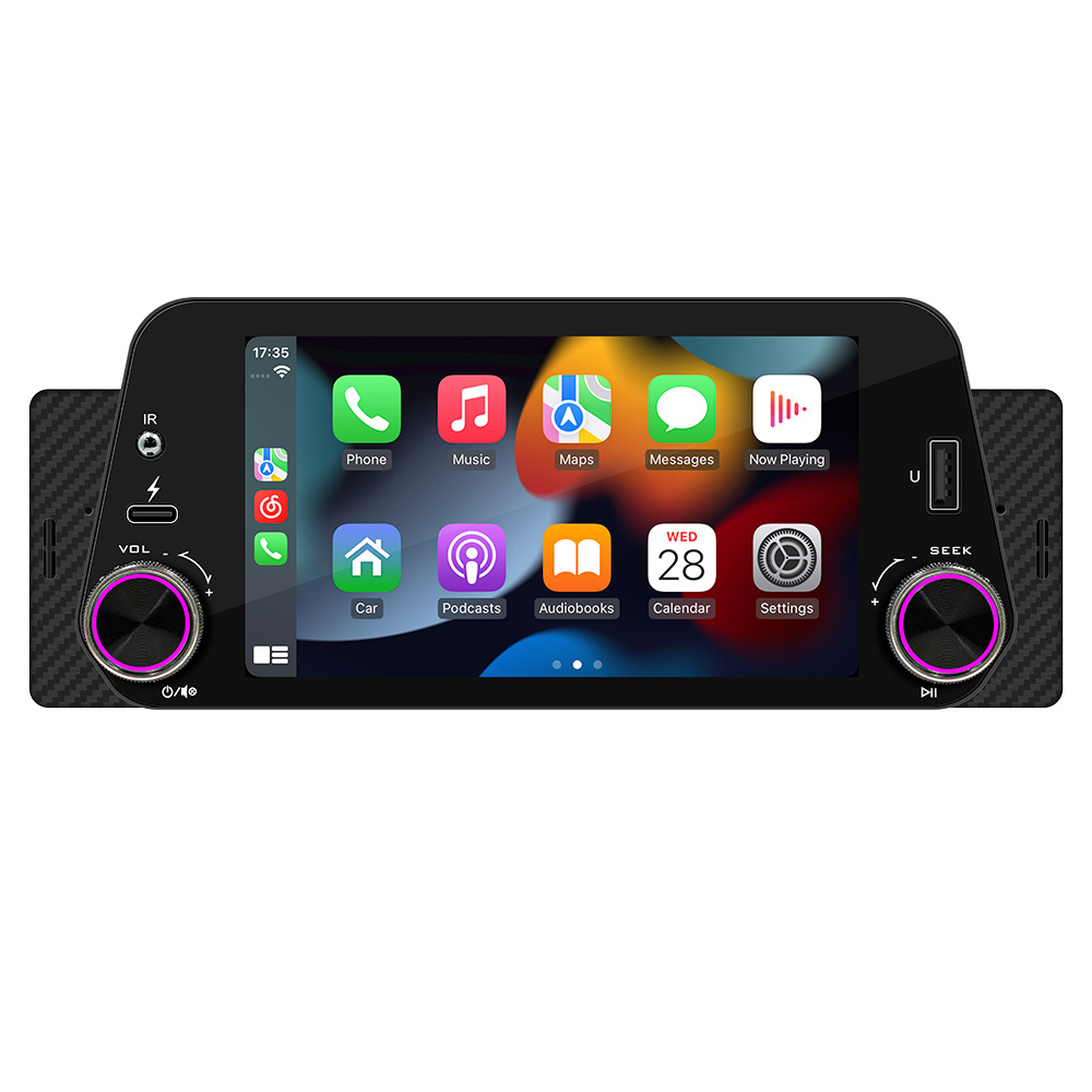 5inch Single Ingot Car Mp5 Player Smart Bluetooth Reversing Interconnection Wireless Carplay/Auto Car Navigation